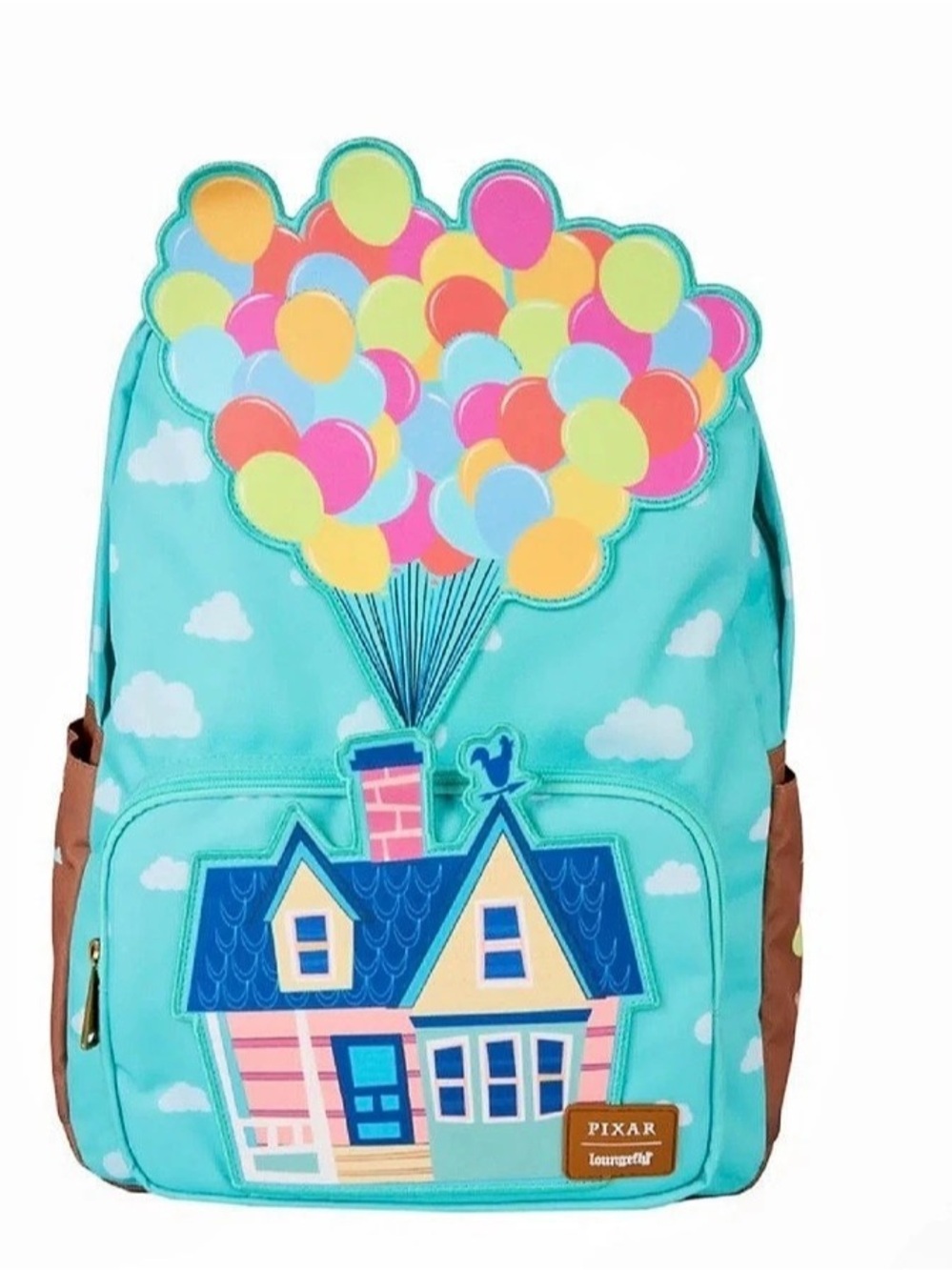 Loungefly Up House Balloon All Over Print Full Size Backpack NWT